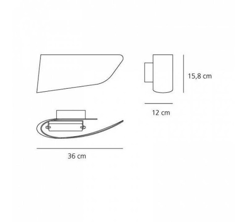 Накладной светильник Artemide 1230030A