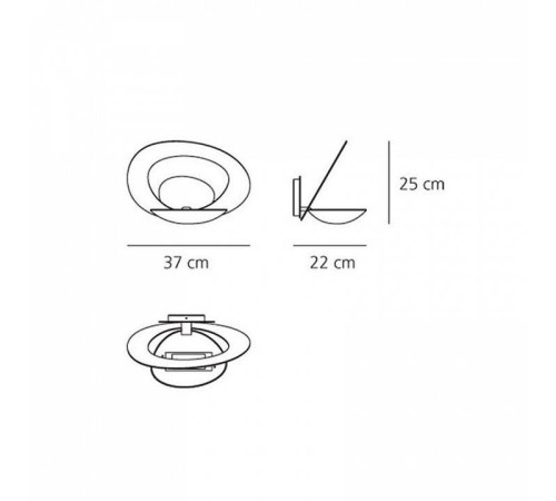 Накладной светильник Artemide 1240020A