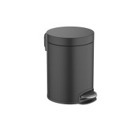 Корзина для мусора с педалью Aquanet AQ4991MB 5 л матовый черный AQ4991MB