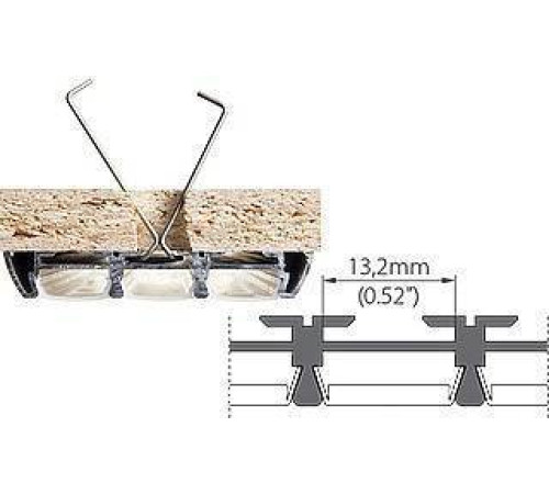 Набор скоб для встраивания профиля Arlight PHS-3X 016031