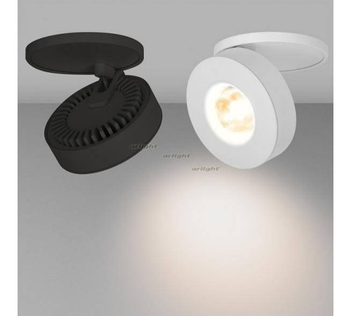 Встраиваемый светильник на штанге Arlight LGD-MONA-BUILT-R100-12W Warm3000 (WH, 24 deg) 025450