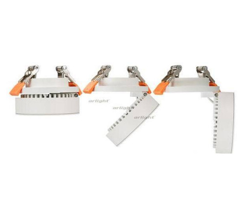 Встраиваемый светильник на штанге Arlight LGD-MONA-BUILT-R100-12W Warm3000 (WH, 24 deg) 025450