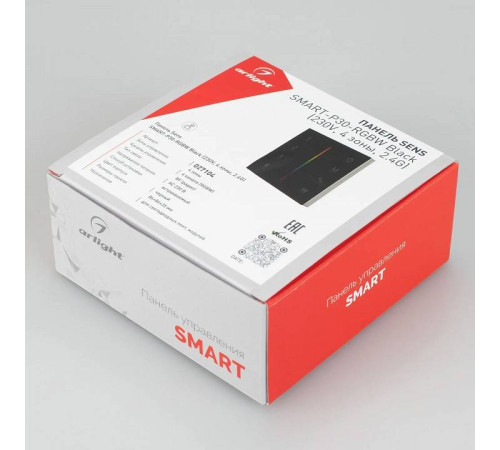 Панель-регулятора цвета RGBW сенсорный встраиваемый Arlight SMART 027104