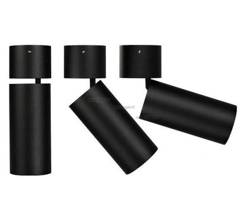 Светильник на штанге Arlight SP-POLO-SURFACE-FLAP-R65-8W Warm3000 (BK-BK, 40 deg) 027530