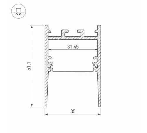 Профиль универсальный Arlight SL-COMFORT 031730