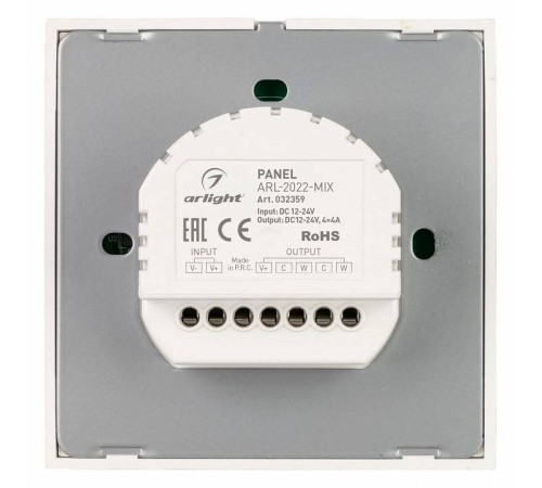 Панель-регулятора ЦТ сенсорный встраиваемый Arlight COMFORT 032359