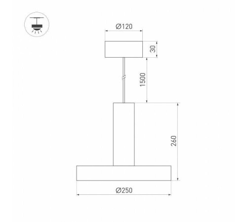 Подвесной светильник Arlight ERIC 035928
