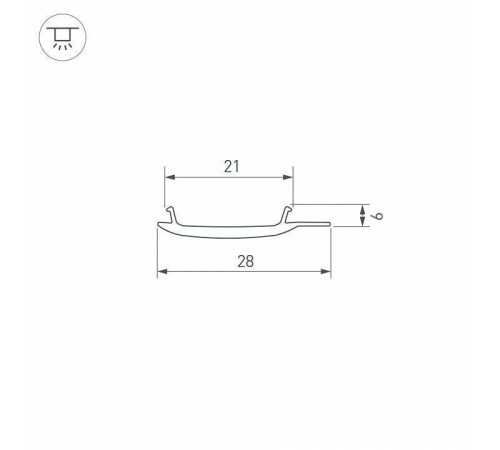 Рассеиватель Arlight STRETCH 040819