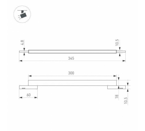 Накладной светильник Arlight MAG-MICROCOSM 043272