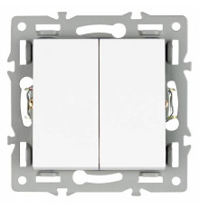 Выключатель двухклавишный без рамки Arlight SWT 043724