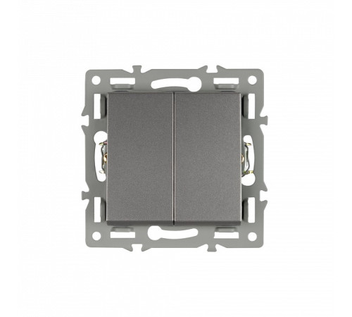 Выключатель двухклавишный без рамки Arlight SWT 043726