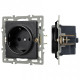 Розетка с заземлением, без рамки Arlight SCT 043740