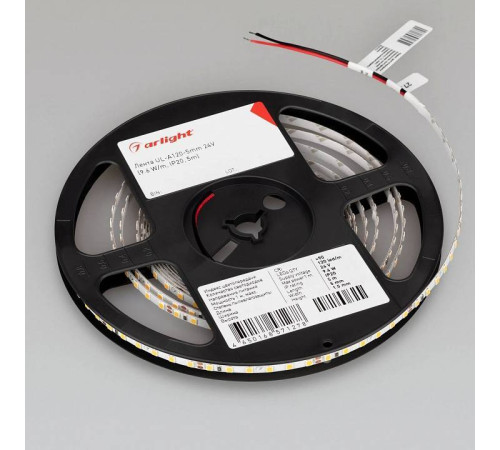 Лента светодиодная Arlight A120 24V 5mm 9.6 W/m 044059