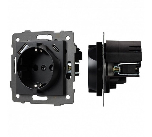 Розетка с заземлением и 2хUSB type A и C, без рамки Arlight SCT 049830