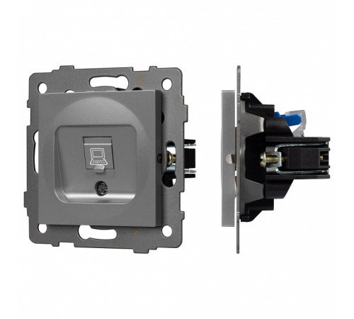 Розетка Ethernet RJ-45 и со шторками, без рамки Arlight SCT 049848