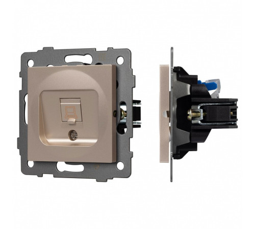 Розетка Ethernet RJ-45 и со шторками, без рамки Arlight SCT 049849