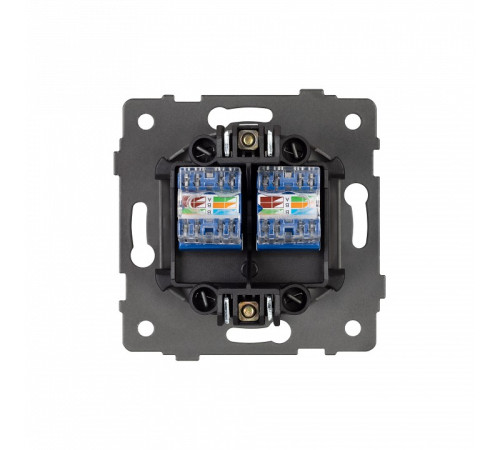 Розетка двойная RJ-12 и Ethernet RJ-45, без рамки Arlight SCT 049850