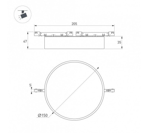 Накладной светильник Arlight MICROCOSM 051824