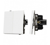 Выключатель двухклавишный без рамки Arlight SWT 054058