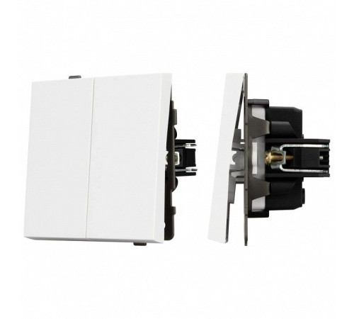 Выключатель двухклавишный без рамки Arlight SWT 054058