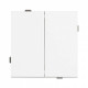 Выключатель двухклавишный без рамки Arlight SWT 054058