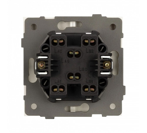 Выключатель проходной двухклавишный без рамки Arlight SWT 054066