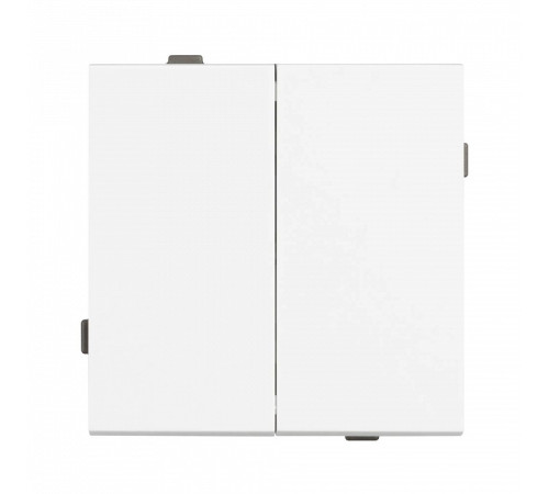 Выключатель проходной двухклавишный без рамки Arlight SWT 054066