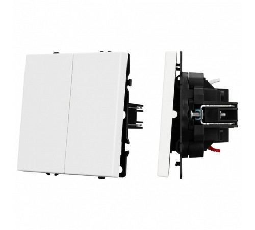 Выключатель проходной двухклавишный без рамки Arlight SWT 054242