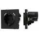 Розетка с заземлением и 2хUSB type A, без рамки Arlight SCT-TENDO 054603
