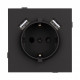 Розетка с заземлением и 2хUSB type A, без рамки Arlight SCT-TENDO 054603
