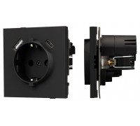 Розетка 2хUSB type A и C без рамки Arlight SCT-TENDO 054607