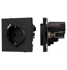 Розетка 2хUSB type A и C без рамки Arlight SCT-TENDO 054607