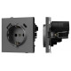 Розетка 2хUSB type A и C без рамки Arlight SCT-TENDO 054609
