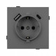 Розетка 2хUSB type A и C без рамки Arlight SCT-TENDO 054609