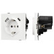 Розетка 2хUSB type A и C без рамки Arlight SCT-TENDO 054610