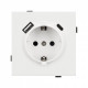 Розетка 2хUSB type A и C без рамки Arlight SCT-TENDO 054610