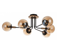 Люстра на штанге Arte Lamp Oxford 6 ламп A2716PL-6BK