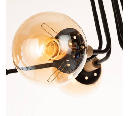 Люстра на штанге Arte Lamp Oxford 6 ламп A2716PL-6BK