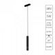 Подвесной светильник Arte Lamp Rapid A2959PL-1BK