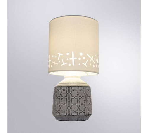 Настольная лампа декоративная Arte Lamp Bunda A4007LT-1GY