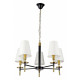 Подвесная люстра Arte Lamp Riccardo 5 ламп A4075LM-5BK