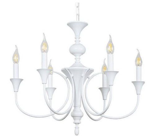 Подвесная люстра Arte Lamp Collinetta 6 ламп A4094LM-6WH