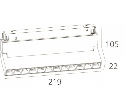 Накладной светильник Arte Lamp Linea A4638PL-1WH