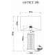 Настольная лампа декоративная Arte Lamp Baymont A5070LT-1PB