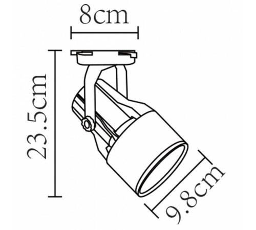 светильник на штанге Arte Lamp Lyra A6252PL-1BK