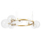 Подвесная люстра Arte Lamp Vincent 10 ламп A7790SP-10GO