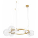 Подвесная люстра Arte Lamp Vincent 10 ламп A7790SP-10GO