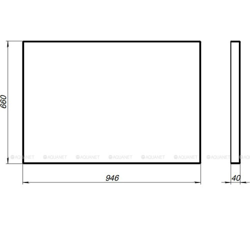Панель боковая Aquanet VEGA 100 00145088