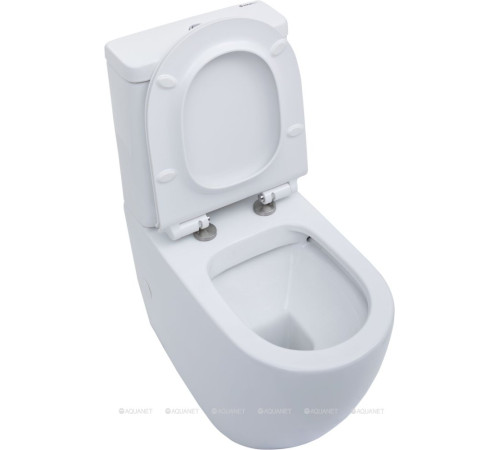 Чаша унитаза напольного Aquanet Cetus Rimless сиденье Slim Soft Close CETUS-C1