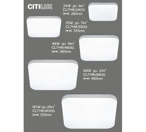 Накладной светильник Citilux Симпла CL714K330G
